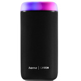 Canton Glow Pro by HAMA, Lautsprecher schwarz, Bluetooth, 3,5 mm Klinke, LED-Lichteffekte