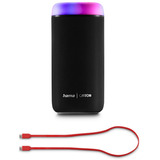 Canton Glow Pro by HAMA, Lautsprecher schwarz, Bluetooth, 3,5 mm Klinke, LED-Lichteffekte