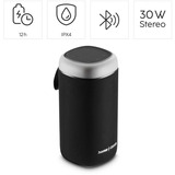 Canton Glow Pro by HAMA, Lautsprecher schwarz, Bluetooth, 3,5 mm Klinke, LED-Lichteffekte