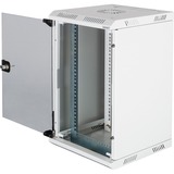 Digitus Kombi-Wandgehäuse 254 mm (10") und 482,6 (19") mm, IT-Schrank grau, 10 Höheneinheiten