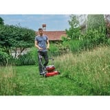 EINHELL Akku-Rasenmäher GE-CM 36/48 Li M - Solo, 36Volt (2x18V) rot/schwarz, ohne Akku und Ladegerät