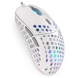 ENDORFY LIX Plus Onyx White, Gaming-Maus weiß/grau