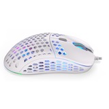 ENDORFY LIX Plus Onyx White, Gaming-Maus weiß/grau