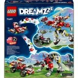 LEGO 71497 DREAMZzz Coopers Tiger-Mech und Zero's Hot Rod Auto, Konstruktionsspielzeug 