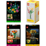 LEGO Botanicals Sommerblumenstrauß Bundle (mit Vase), Konstruktionsspielzeug 