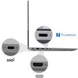Lenovo ThinkBook 16 G8 IAL (21SK00K6GE), Notebook grau, Intel® Core™ Ultra 9 185H, Intel® Graphics, 16 GB DDR5, 512 GB (512 GB SSD), Windows 11 Pro