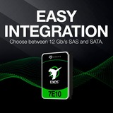 Seagate Exos 7E10 6 TB, Festplatte SATA 6 Gb/s, 3,5"