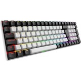 Sharkoon SKILLER SGK50 S2, Gaming-Tastatur weiß, BE-Layout, Gateron Yellow