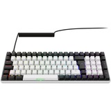 Sharkoon SKILLER SGK50 S2, Gaming-Tastatur weiß, BE-Layout, Gateron Yellow