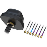 Teltonika 5G COMBO MIMO Mobile/GNSS/Wi-Fi Dach SMA , Antenne schwarz