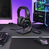 Thermaltake Argent H5 RGB 7.1, Gaming-Headset schwarz, Klinke