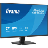 iiyama ProLite X2793HSU-B1, LED-Monitor 68.6 cm (27 Zoll), schwarz (matt), FullHD, IPS, HDMI, DP, USB-Hub, Lautsprecher, 120Hz Panel