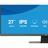 iiyama ProLite X2793HSU-B1, LED-Monitor 68.6 cm (27 Zoll), schwarz (matt), FullHD, IPS, HDMI, DP, USB-Hub, Lautsprecher, 120Hz Panel