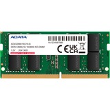 ADATA SO-DIMM 4 GB DDR4-2666 (1x 4 GB), Arbeitsspeicher grün, AD4S26664G19-SGN, Premier