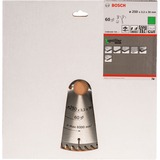 Bosch PRO Wood Kreissägeblatt, Ø 250mm, 60Z Bohrung 30mm, für Handkreissägen