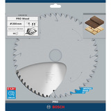 Bosch PRO Wood Kreissägeblatt, Ø 250mm, 60Z Bohrung 30mm, für Handkreissägen