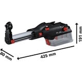 Bosch Professional Staubabsaugung GDE 28 D Professional, Aufsatz schwarz, für Bohrhammer Bosch GBH 18V-28 DC Professional