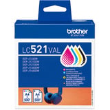 Brother Tinte Valuepack LC-521VAL 