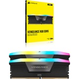 Corsair DIMM 32 GB DDR5-6200 (2x 16 GB) Dual-Kit, Arbeitsspeicher schwarz, CMH32GX5M2E6200C36, Vengeance RGB