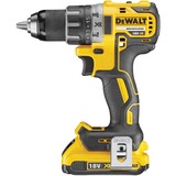 DEWALT Akku-Bohrschrauber DCD791D2, 18 Volt gelb/schwarz, 2x Li-Ion XR Akku 2,0Ah, in TSTAK Box