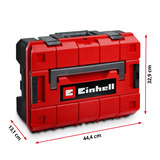 EINHELL E-Case Werkzeugkoffer Umzug , 79-teilig, Werkzeug-Set schwarz/rot