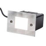 Heissner SMART LIGHTS Wand- Einbauleuchte 102 mm, LED-Leuchte silber, warmweiß