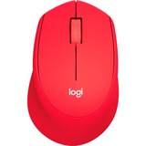Logitech M330 Silent Plus, Maus rot