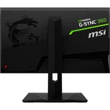 MSI Oculux NXG253RDE, Gaming-Monitor 64 cm(25 Zoll), schwarz, FullHD, NVIDIA G-Sync, HDR, 360Hz Panel