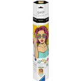 Ravensburger CreArt ART Collection Leinwand Edition - Lady in Pink (PopArt), Malen 