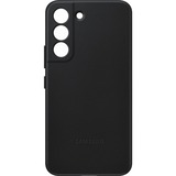 SAMSUNG Leather Cover, Handyhülle schwarz, Samsung Galaxy S22