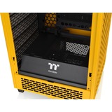 Thermaltake The Tower 200 Bumblebee, Tower-Gehäuse dunkelgelb, Tempered Glass