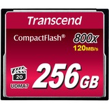 Transcend CompactFlash 800 256 GB, Speicherkarte schwarz, UDMA 7