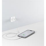goobay Supersoftes USB 2.0 Textilkabel, USB-C Stecker > USB-C Stecker weiß, 2 Meter