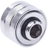 Alphacool Eiszapfen PRO 16mm HardTube Fitting G1/4 - Chrome, Verbindung chrom