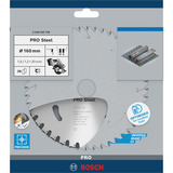 Bosch PRO Steel cordless Kreissägeblatt, Ø 160mm, 36Z Bohrung 20mm, für Akku-Handkreissägen