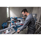 Bosch Professional Kapp-und Gehrungssäge GCM 340-305 D Professional, Kapp- und Gehrungssäge blau, 1.800 Watt