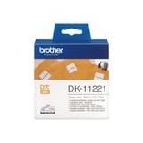 Brother Quadratische Etiketten DK-11221, Schriftband 23x23 mm, Papier