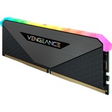 Corsair DIMM 16 GB DDR4-3200  , Arbeitsspeicher schwarz, CMG16GX4M1E3200C16, Vengeance RGB RS, INTEL XMP