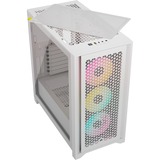 Corsair iCUE 4000D RGB AIRFLOW True White, Tower-Gehäuse weiß, Tempered Glass