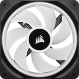 Corsair iCUE LINK QX120 RGB 120-mm-PWM-Lüfter, Gehäuselüfter schwarz, Erweiterungskit, 120 mm