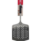 Cozze Pizzaspachtel mit Löchern, 30 x 30cm, Grillbesteck edelstahl/schwarz