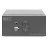 Digitus KVM-Switch DisplayPort 2x 1  schwarz, Dual Display