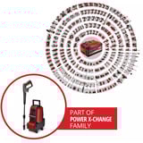 EINHELL Akku-Hochdruckreiniger HYPRESSO 36/105 rot/schwarz, ohne Akku und Ladegerät