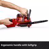 EINHELL Power X-Change Akku-Kettensäge GE-LC 18 Li Solo, 18Volt rot/schwarz, ohne Akku und Ladegerät