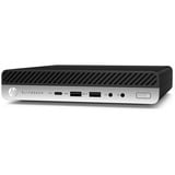 HP EliteDesk 800 G4 DM Generalüberholt, Mini-PC schwarz/silber, Windows 11 Pro 64-Bit