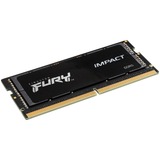 Kingston FURY SO-DIMM 32 GB DDR5-4800  , Arbeitsspeicher schwarz, KF548S38IB-32, Impact, INTEL XMP