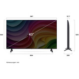 LG 43NANO82T6B, LED-Fernseher 108 cm (43 Zoll), schwarz, UltraHD/4K, HDR, Triple Tuner