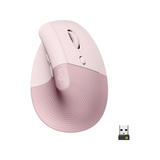 Logitech Lift, Maus rosa, Logi Bolt, Bluetooth, Windows/macOS/iPadOS