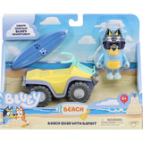 Moose Toys Bluey Vehicle & Figure - Beach Quad, Spielfahrzeug 