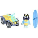 Moose Toys Bluey Vehicle & Figure - Beach Quad, Spielfahrzeug 